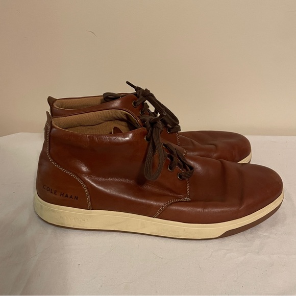 Cole Haan Vartan 2.0 Midcut C32238 Woodbury Smooth Leather Sneaker Size 11 Men’s - Picture 3 of 10